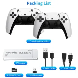 TOYTONIC Ultra HD Wireless TV Game Console Video Game with 20,000+ Games, Dual Controllers, 64GB Storage, and 23 Emulators image 3