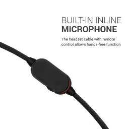 kwmobile Headphone Cable for Alienware AW920H / AW720H / AW310H / AW510H / AW988-100cm Replacement Cord with Microphone + Volume Control - Black image 2