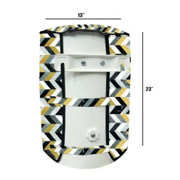 HomeStore-YEP Nonwoven Laminated Gyser Cover For Havells Monza EC 25-Litre Vertical Storage Water Heater (Geyser) Size - Dia 13"x Height 23" inches (Traingle) image 1