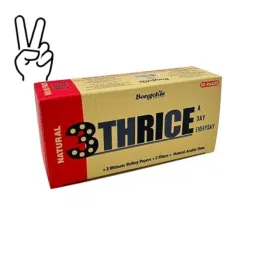 BONGCHII Perfect Roll Bleached (Brown) Pack of 45 with Free 5pcs Thrice a Day image 3