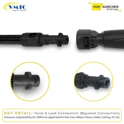 VMTC Dirt Blaster Turbo Nozzle Lance Compatible with Karcher Pressure Washer K1-K7 High-Pressure Car Washer Accessory image 2