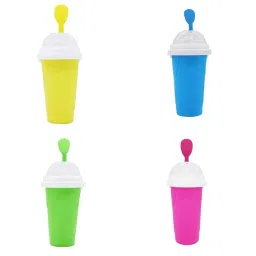 CALANDIS™ 4Pack Slushy Ice Cream Maker Squeeze Slush Cooling Party Milkshake Cup | Ice Cream Makers | Small Kitchen Appliances | Kitchen, Dining & Bar image 1