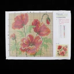 MYADDICTION Latch Hook Kits Pillow Case Cushion Cover Making Kit 17x17 Purple Flower Crafts | Needlecrafts & Yarn | Rug Making | Latch Hooking | Latch Hooking Kits image 3