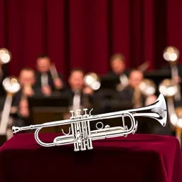 SAIMUSICALS Silver Trumpets With Bag and Mouthpiece for Beginner or Advanced Players Musical Instruments For Kids & Adults image 2