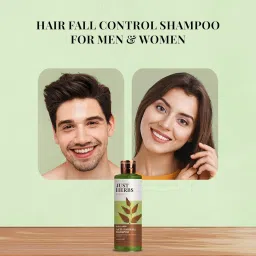 Just Herbs 8 In 1 Root Nourishing Amla Neem Hair Fall Control Shampoo For Men & Women - Suitable For Oily Hair Scalp, Sulphate & Paraben Free 200 Ml (Pack of 2) image 5