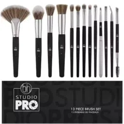 BH STUDIO PRO Professionnels Makeup Brush Set of 13 - Black image 1