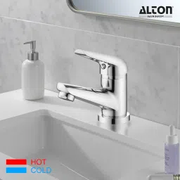 ALTON MTX3615, Single Lever Basin Mixer | Bathroom Wash Basin Mixer Tap | Basin Tap | Silver image 2