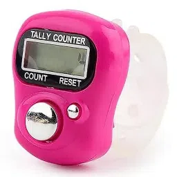 GLUN® Multiuse Finger Jaap Counter Portable Hand Finger Counting Machine Digital Head Electronic Tally Counter Pack of 1 image 2