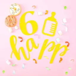 Festiko® 3 Pieces 6 Months Banner Decoration Happy Half Garland and Glitter Pennant Banner for Half Year Birthday Party Decoration Supplies image 3