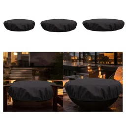 The Style SutraFire Pit Cover Fire Pit Lid Heavy Duty Firepit Cover for Outdoor Garden Yard 32inchx4inch | Yard, Garden & Outdoor Living | Fire Pits & Chimineas image 2
