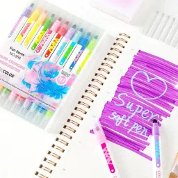 GLUN® Magical Colour Changing Markers, 10 Colour Maker 20 Shades, Neon Shades Pens for Card Making, Scrapbooking, Drawing, & DIY Art Crafts image 4