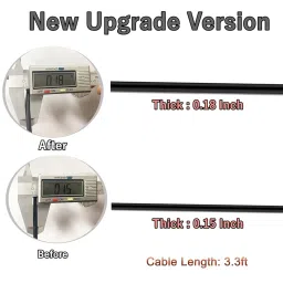 FCOUIID 2 in 1 AMI Music Interface Charg Aux Adapter - Media Interface Consumer Cable Compatible with MB COMAND-APS NTG4.5 System for 14 13 12 Pro Max 11 Xs max XR (3.3 FT) image 4