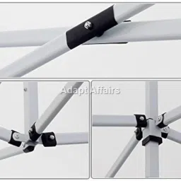 INVEZO Gazebo Outdoor Canopy Tent (10 x 20 feet) with 3 Side Window European Covers - Portable Tent/Outdoor Tent 10 x 20 ft/Canopy 2 mins Installation (White, Extra Premium (60 KGS)) image 5