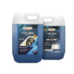 REMTO Bike & Car Tyre Polish 5 Liter Extreme Black Tyre Shine - Long Lasting Tyre Gloss & Dirt Repellent Formulation | Prevents Fading and Cracks | Non-Greasy and Pleasant Fragrance (Lavender - Blue) image 3