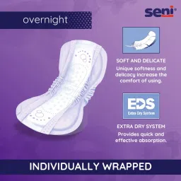 SENI Lady Ultimate Long Bladder Control Pads |52 pcs– Pack of 2 | Overnight Incontinence Protection, Highly Absorbent, Skin-Friendly, Discreet & Comfortable image 5