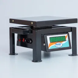 Shine Digital Mobile Iron weighing scale Weight Meachine Double Display Scale Pan size - 250X250 MM Cap - 100KG/10 GM. (10X10 INCHES) image 1