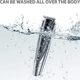 Hatteker Mens Beard Trimmer Grooming kit Hair trimmer Mustache trimmer Body groomer Trimmer for Nose Ear Facial Hair Cordless Waterproof 5 In 1 image 5