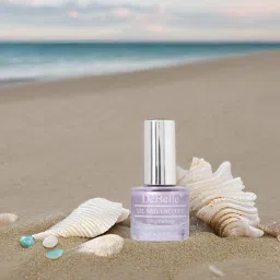 DeBelle Mermaid Collection (Chrome Finish Iridescent Nail Polish Shades) 8Ml (Little Mermaid, 8Ml (Pack Of 1)),Metallic Pearl Pink With Silver image 5