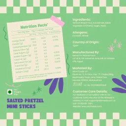 Atom Eats | Pretzel Variety Pack - Salted Mini Knots & Sticks, White, Milk & Dark Chocolate Dipped Pretzels - 30g Each | Crunchy Gourmet Snacks, Sweet & Salty Treats | Imported Quality image 1