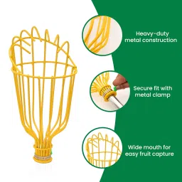 Fruit Picker Tool - Extendable Harvesting Pole for Easy Fruit Picking, Lightweight & Durable Design for Trees, Garden Use image 2