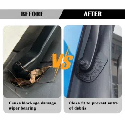 Nurven 2 Pcs Silicone Car Wiper Arm Hole Dust Protection Pad - Weatherproof, Flexible & Durable Windshield Wiper Base Seal Plug - Protects Against Dirt, Water, Rust & Corrosion - Fit for Most Vehicles image 3