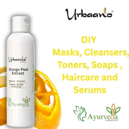 Urbaano Herbal Orange Peel Liquid Botanical Extract DIY Making Toner, Mask, Shampoo, Soap | Anti-ageing | Dark circle's| 200ml image 2