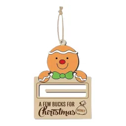 club bollywood The Style SutraChristmas Money Holder Practical Tree Pendant Christmas Decor for Home Party Gingerbread Man|Home & Garden | Greeting Cards & Party Supply | Other Gift & Party Supplies image 2