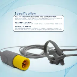 OTICA Original Spo2 Probe for CMS5100,CMS8000 (Pediatric/Neonatal) image 4