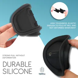 Yopple Silicone Car Door Latch Protective Covers – Waterproof, Thickened Lock Buckle Guard for Silent Shock Absorption – Universal Fit for Vehicle Door Lock Protection (Pack of 2) image 4