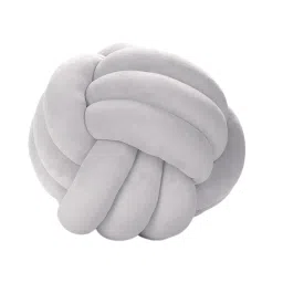 The Style SutraKnot Pillow Ball Cushion Round Throw Pillow for Bedroom Sofa Home Decoration Light Gray|Home & Garden | Home Decor| Pillows image 2