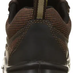 Allen Cooper AC-1431 Heat and Shock Resistant Safety Shoe, ISI Marked for IS:15298 Pt-2, PU Midsole NR OutSole, FRP Toe Cap for 200 Joules (Brown/Black, 9 INDIA/UK) image 2