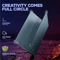 Lenovo Yoga 7 Intel Evo Core Ultra 5 125H Built-in AI 14"(35.5cm) WUXGA-OLED 400Nits 2-in-1 Laptop (16GB/1TB SSD/Win 11/Office Home 2024/Digital Pen/3 Mon. Game Pass/Teal/1.5Kg), 83DJ007UIN image 3