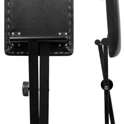 CR-7800-3-Position Padded X-Style Keyboard Bench (Black) image 3