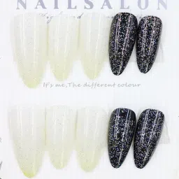 Buddy Jelly Trends 24pcs Stick-on Nails set, with Easy Glue Tab application, Nails are Reusable & Unbreakable (W581) image 2