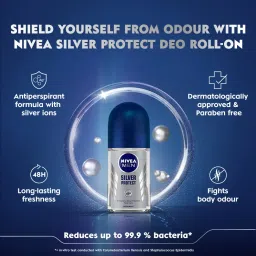 NIVEA MEN Silver Protect Roll On, 50ml image 3