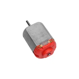 Electronic Spices Pack of 5 DC Electric Toy Motor 3 to 6V Rectangular Red Rear Cover Small Electric Motor 5000 to 10000 RPM for DIY Toys, Science Projects image 1