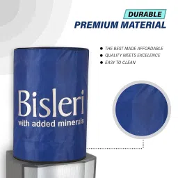 Kuber Industries Rexine 20 Ltr. Water Camper Cover | Easy-To-Clean & Machine Washable Dispenser Bottle Cover - Ideal for Home, Office, Hospital & Outdoor Use | Blue image 5