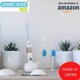 Ionic Kiss Electric Toothbrush, For Kids Mens and Womens, Numer 1 Toothbrush iof Japan(Pink Color) image 4