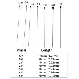 Fpxnb 350 Pcs Stainless Steel Insect Pins in 7 Sizes, Specimen Entomology Pins and Butterfly Collections Needle for School Lab Butterfly Collectors with Vials & Labels image 1
