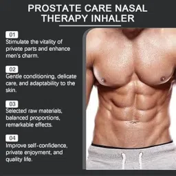 Kruthu Enterprise Bee Breathe Men’s Prostate Wellness Nasal Inhaler – Herbal Formula for Energy, Hormonal Support & Vitality | Natural Nasal Spray for Daily Prostate Health, Mood Balance & Immune Boost image 2