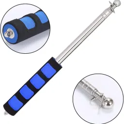 Amazon Brand – Umi 3 Pc Stainless Steel Flag Pole Hand-held Teaching Rod Guide Telescopic Flagpole (Multicolor) image 5