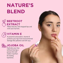 Orgatre Beetroot Lip Balm Tube with Ceramide, Kojic Acid & SPF 30 PA++ | Deep Moisturization & Pigmentation Care | Natural Beetroot Tint | Nourishes, Repairs & Protects Lips | 10ml - Pack of 2 image 2