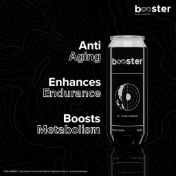 Booster Black Alkaline Drink | Superior Hydration With Infused Essential Minerals | 8+ pH Alkaline (500 ML Each Can) Better than Bottled Water & Mineral water(Pack of 12) image 5
