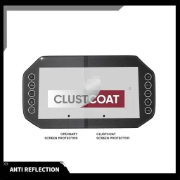 CLUSTCOAT Anti Reflection Motorcycle Dashboard Screen Protector for KTM Duke 200 2025+ / Duke 250 2025+ / Duke 390 2024+ / 250 Adventure 2025+ / 390 Adventure X 2025+ / 390 Adventure S 2025+ image 4