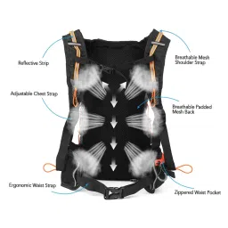 Foldable Cycling Ba pa Lightweight Outdoor Sports Bike Riding Hydration Pa Ba pa image 5