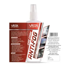 Vista Auto Care Anti Fog Demister 250ml | Anti-Fog Spray for Windscreen | Anti-Fog Spray for Car and Helmet image 4