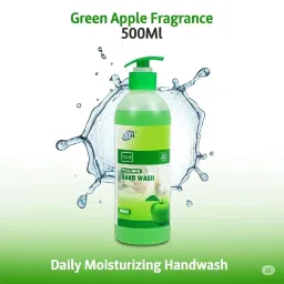 KMI Green Apple Handwash 500ml x 2 Pack | Refreshing Green Apple Fragrance | Moisturizing Liquid Hand Wash | Gentle on Skin | Effective Germ Protection | Daily Use image 1