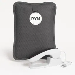 RYM Electric Hot Water Bag for Pain Relief | 500W Fast Heating (7–12 Min) | Long Heat Retention (2–4 Hrs) | Auto Cut-Off Safety & Washable Cover | Rechargeable Heating Pad for Cramps, Back & Body image 1