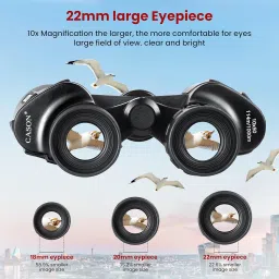Cason -Binoculars for Long Distance 10 x 50 Binoculars for Adults | Wide Eye Peice | FMC Green Coating | BAK 4 Glass | Binoculars for Bird Watching,Wildlife,Safari (Black) image 1