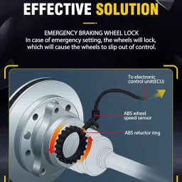 OCPTY 4pcs ABS Sensor Front Rear Left and Right Fit for VW for Beetle/CC/for Golf/for Jetta, for Audi TT, for Seat Leon 2005-2019 1.8L 2.0L 2.5L ABS Wheel Speed Sensor SU11668 SU11669 SU11905 SU11906 image 3